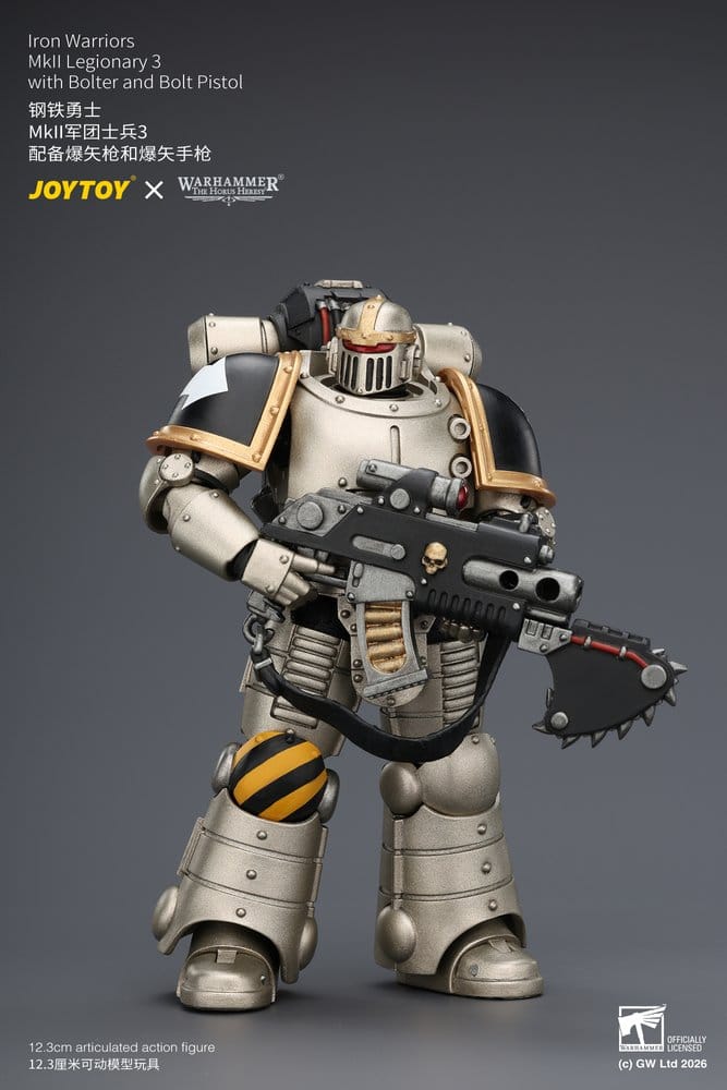 Warhammer The Horus Heresy Actionfigur Iron Warriors MkII Legionär 3 12,3 cm