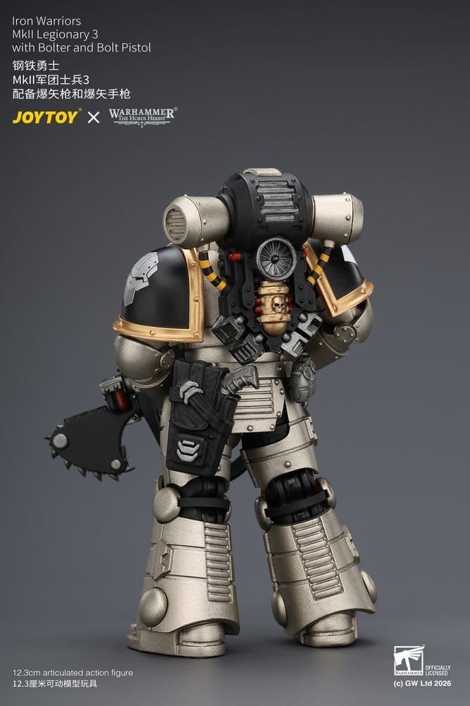 Warhammer The Horus Heresy Actionfigur Iron Warriors MkII Legionär 3 12,3 cm