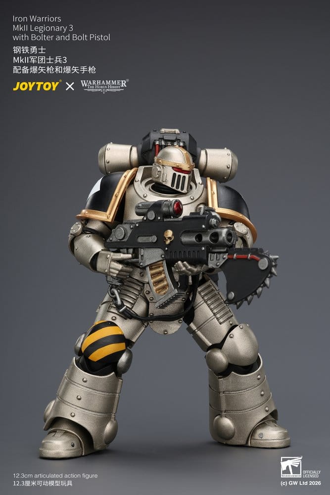 Warhammer The Horus Heresy Actionfigur Iron Warriors MkII Legionär 3 12,3 cm