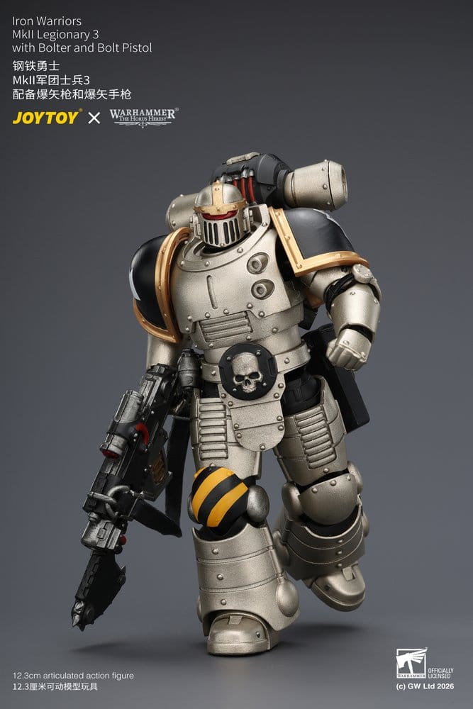 Warhammer The Horus Heresy Actionfigur Iron Warriors MkII Legionär 3 12,3 cm