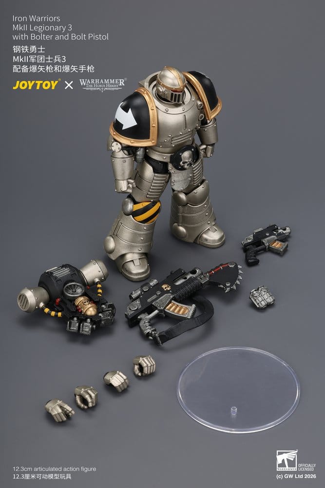 Warhammer The Horus Heresy Actionfigur Iron Warriors MkII Legionär 3 12,3 cm