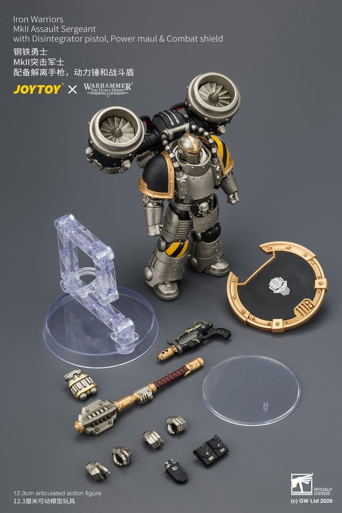 Warhammer The Horus Heresy Actionfigur Iron Warriors MkII Assault Sergeant 12 cm