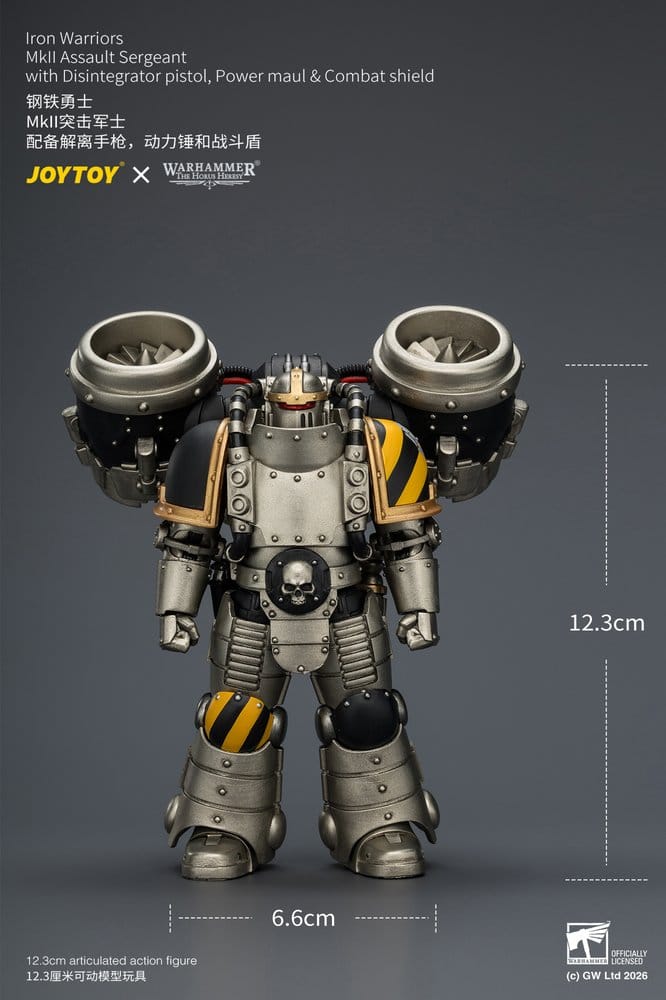 Warhammer The Horus Heresy Actionfigur Iron Warriors MkII Assault Sergeant 12 cm