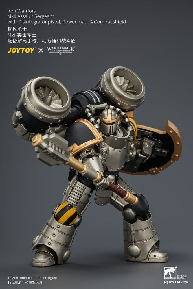 Warhammer The Horus Heresy Actionfigur Iron Warriors MkII Assault Sergeant 12 cm
