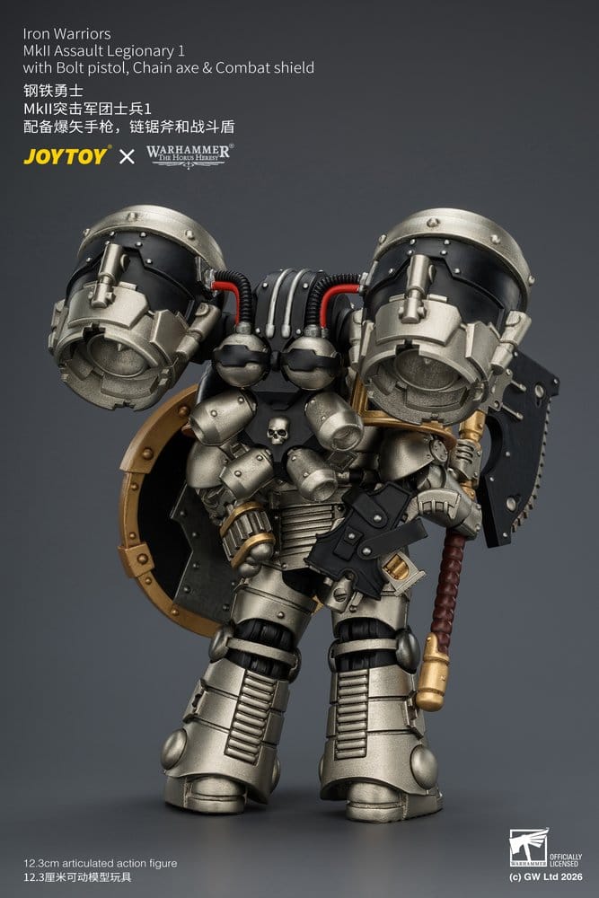 Warhammer The Horus Heresy Actionfigur Iron Warriors MkII Assault Legionär 12,3 cm