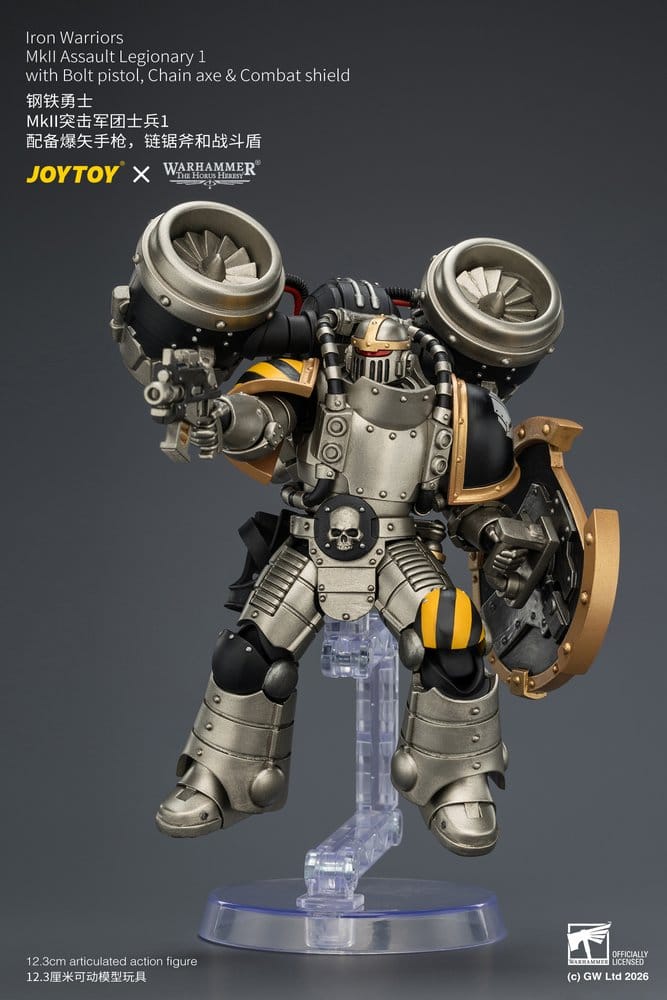 Warhammer The Horus Heresy Actionfigur Iron Warriors MkII Assault Legionär 12,3 cm