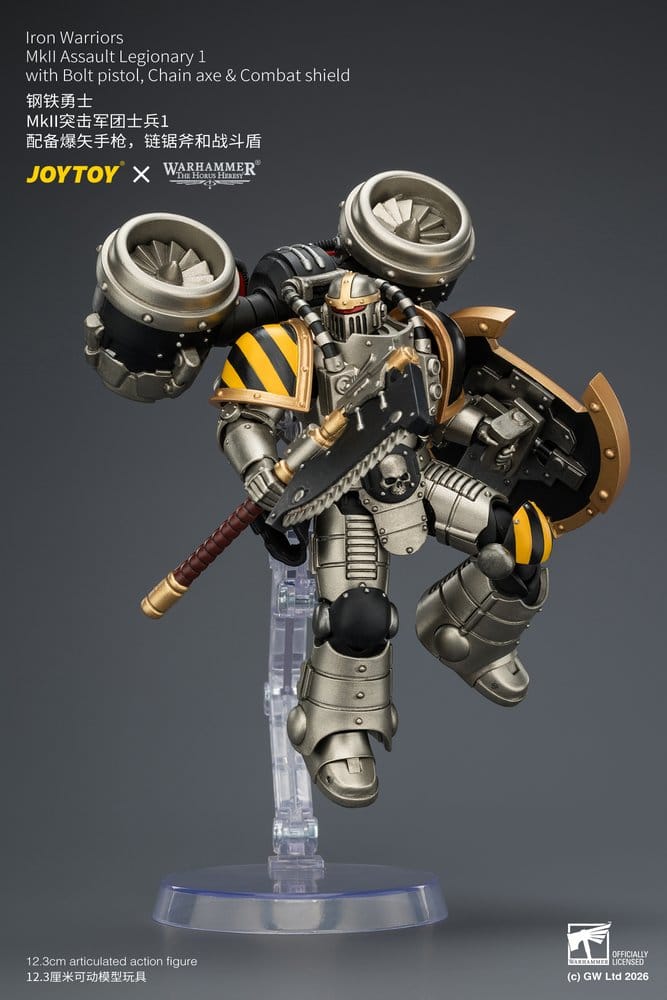 Warhammer The Horus Heresy Actionfigur Iron Warriors MkII Assault Legionär 12,3 cm