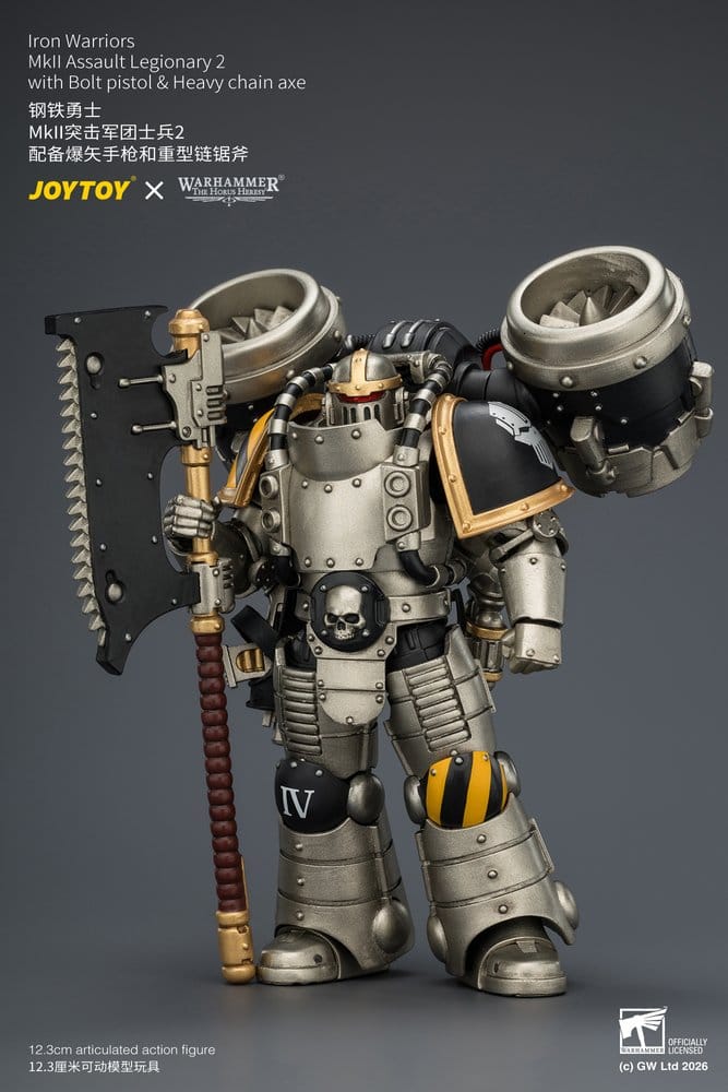 Warhammer The Horus Heresy Actionfigur Iron Warriors MkII Assault Legionary 2, 12,3 cm