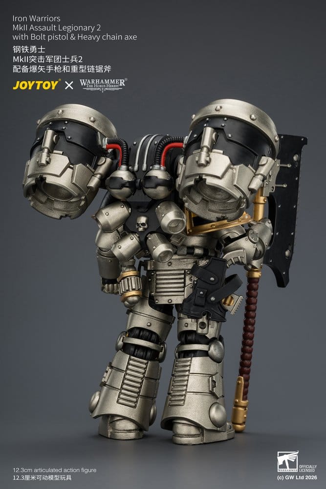 Warhammer The Horus Heresy Actionfigur Iron Warriors MkII Assault Legionary 2, 12,3 cm