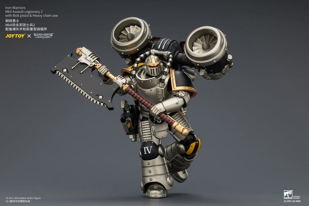 Warhammer The Horus Heresy Actionfigur Iron Warriors MkII Assault Legionary 2, 12,3 cm