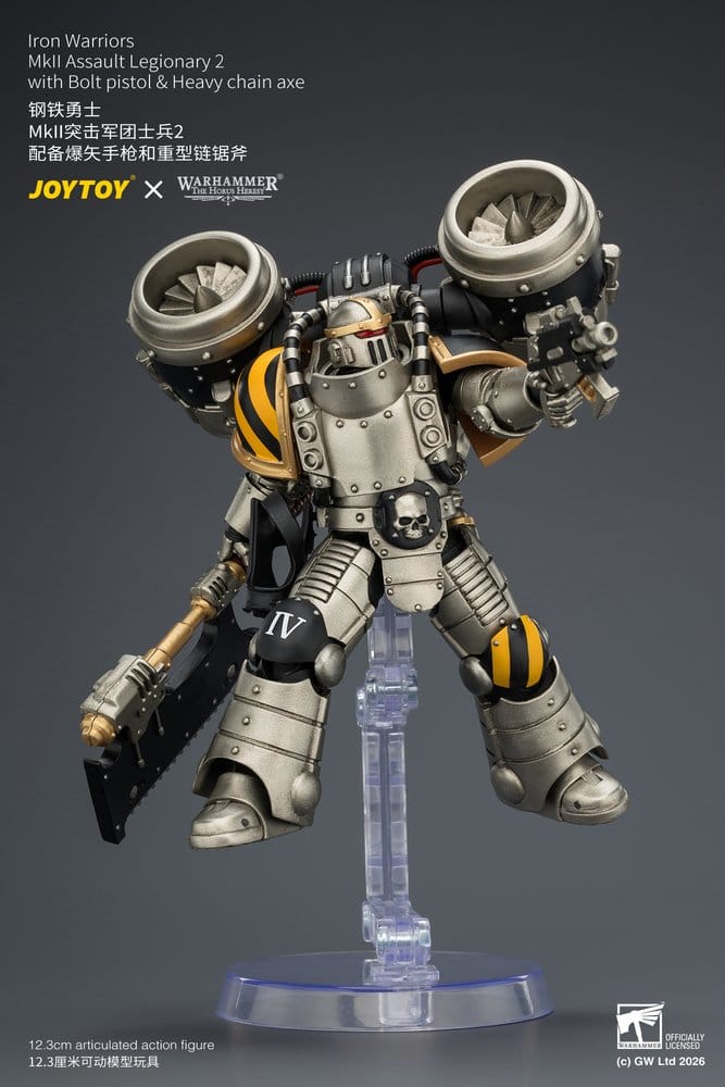 Warhammer The Horus Heresy Actionfigur Iron Warriors MkII Assault Legionary 2, 12,3 cm