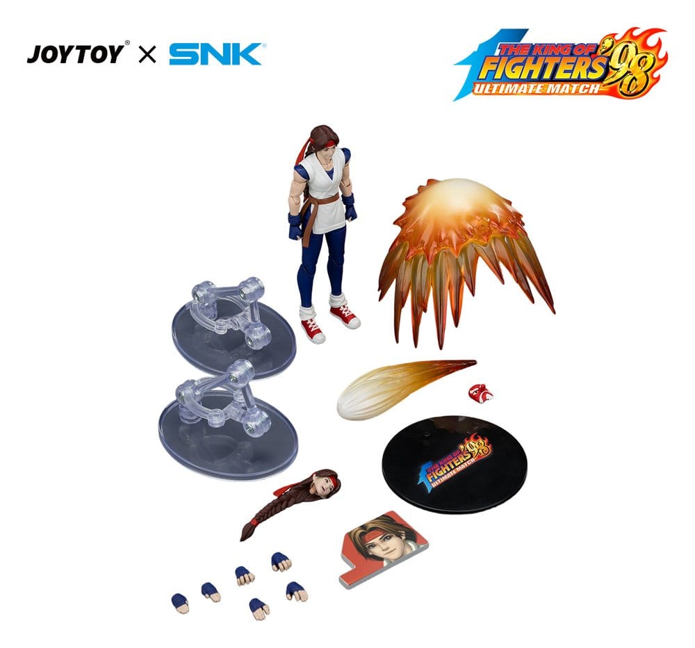 The King of Fighters '98 Ultimate Match Actionfigur Yuri Sakazaki (Art of Fighting-laget) 12 cm