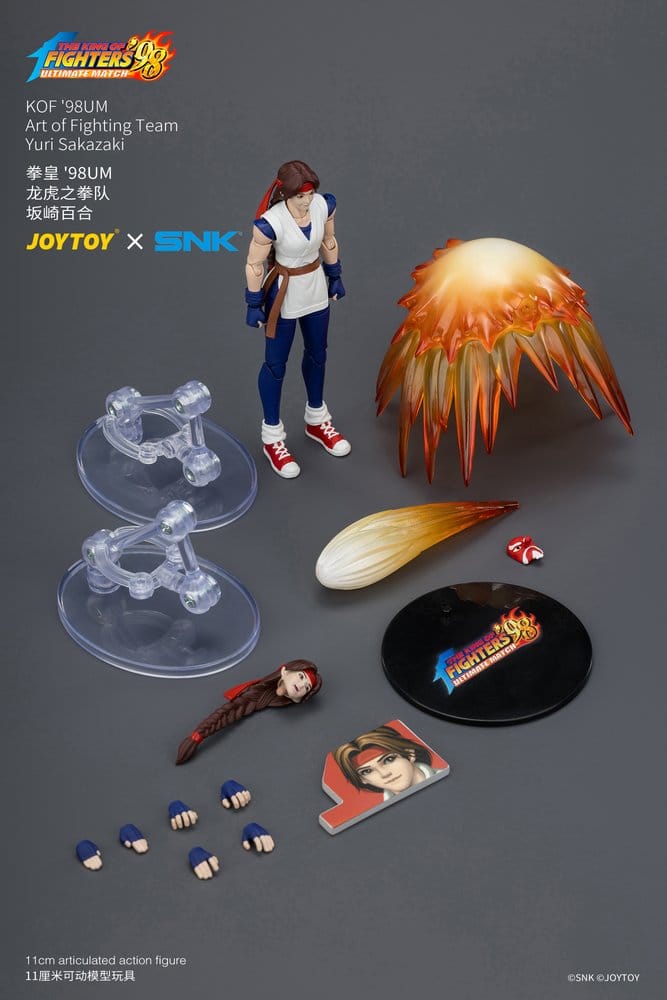 The King of Fighters '98 Ultimate Match Actionfigur Yuri Sakazaki (Art of Fighting-laget) 12 cm