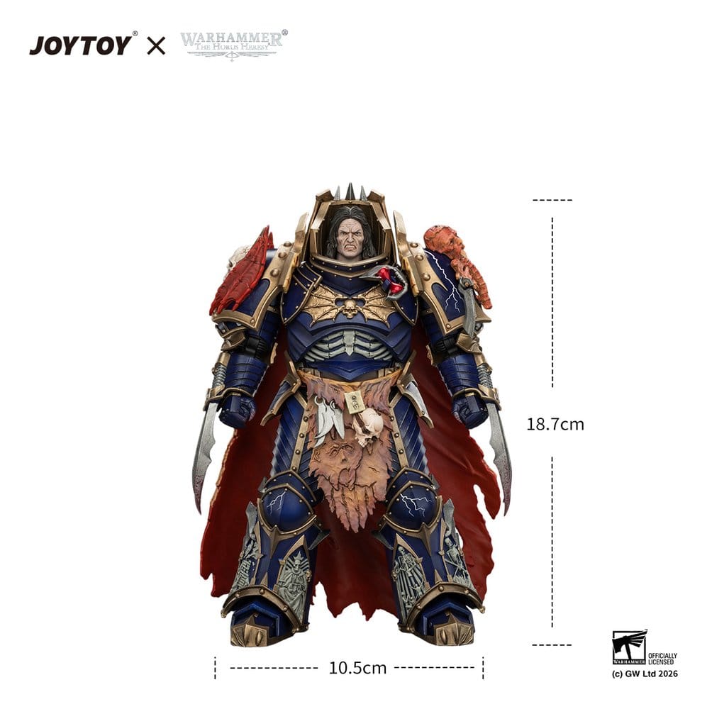 Warhammer The Horus Heresy actionfigur Night Lords Konrad Curze Primarch of the Night Lords Legion 19 cm