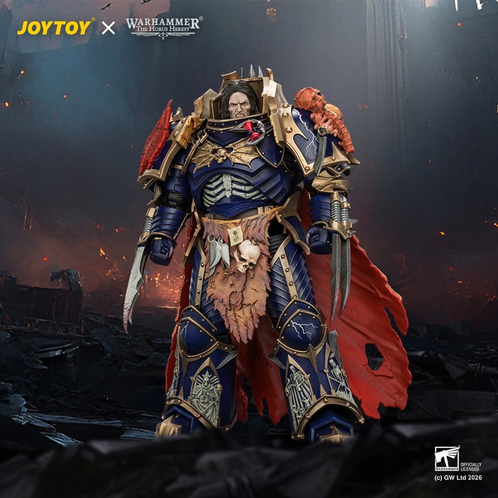 Warhammer The Horus Heresy actionfigur Night Lords Konrad Curze Primarch of the Night Lords Legion 19 cm