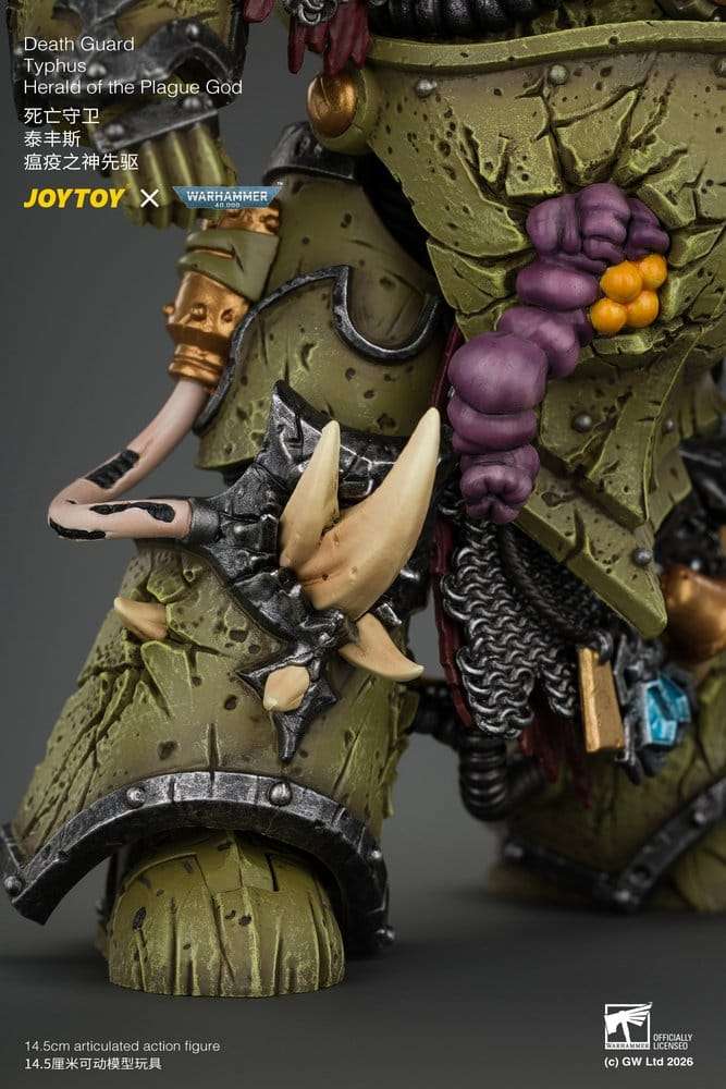 Warhammer Action Figure Death Guard Typhus Herald of the Plague God 15 cm