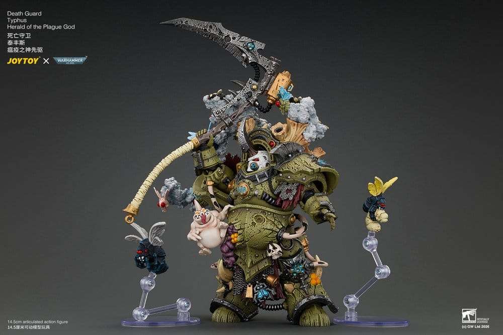 Warhammer Action Figure Death Guard Typhus Herald of the Plague God 15 cm