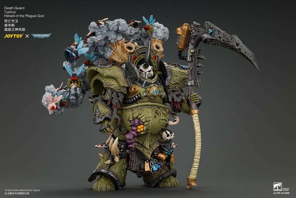 Warhammer Action Figure Death Guard Typhus Herald of the Plague God 15 cm