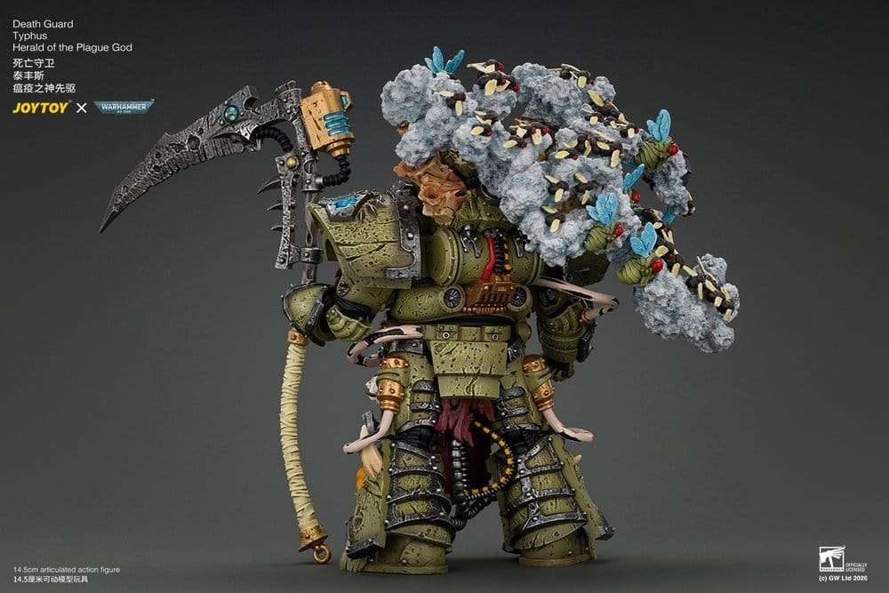 Warhammer Action Figure Death Guard Typhus Herald of the Plague God 15 cm