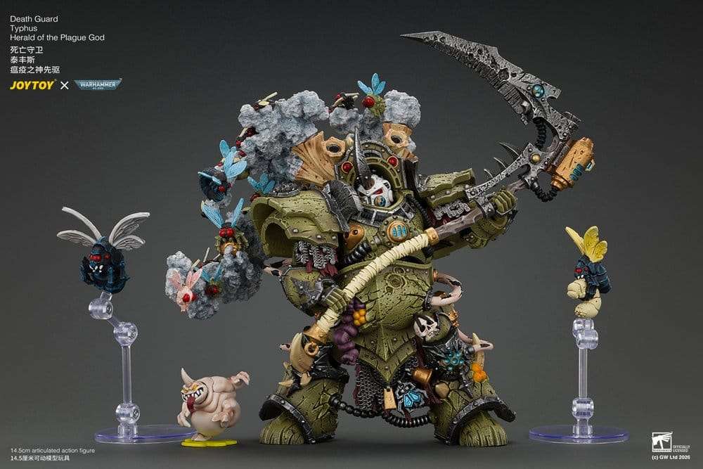 Warhammer Action Figure Death Guard Typhus Herald of the Plague God 15 cm