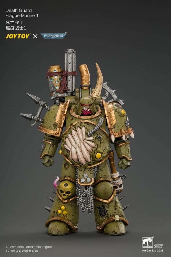 Warhammer Action Figure Death Guard Plague Marine 1 12 cm