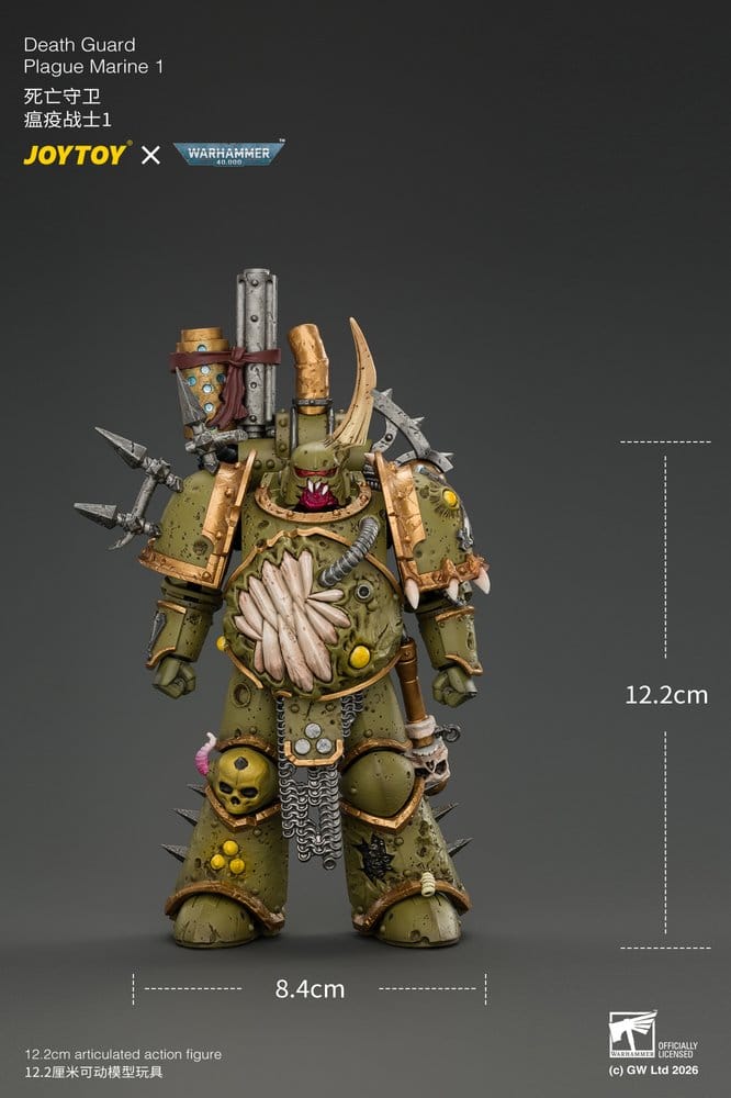 Warhammer Action Figure Death Guard Plague Marine 1 12 cm