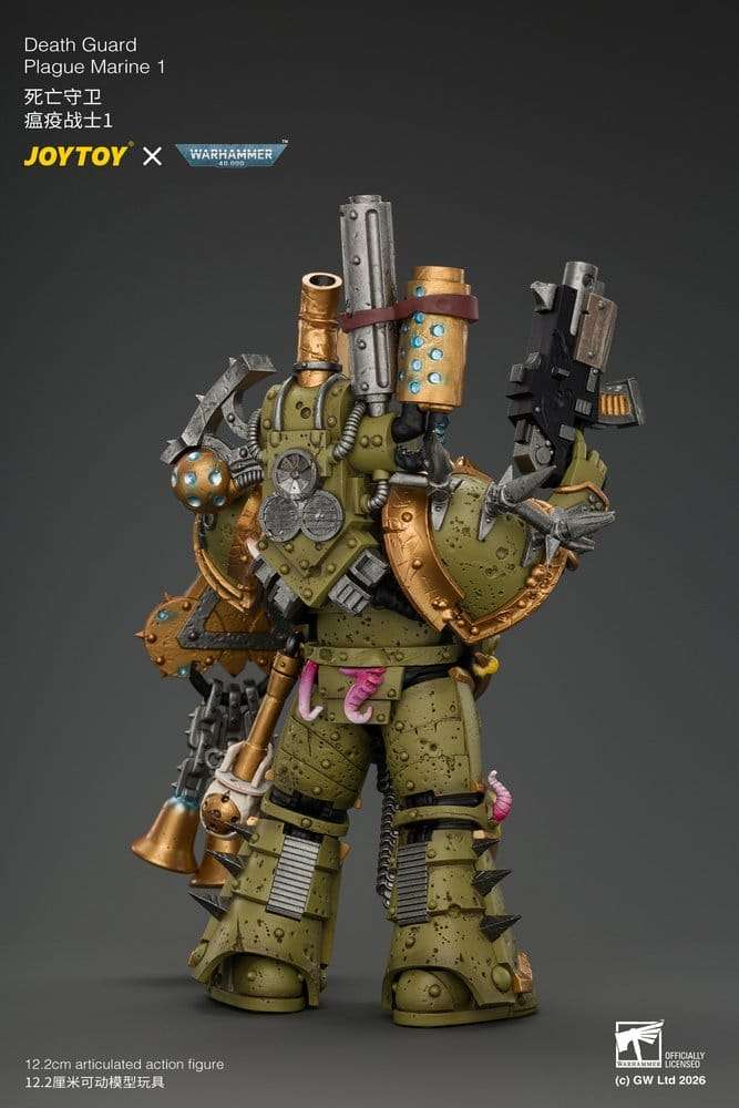 Warhammer Action Figure Death Guard Plague Marine 1 12 cm