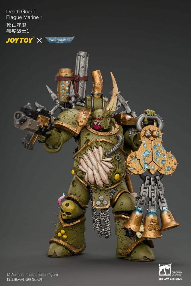 Warhammer Action Figure Death Guard Plague Marine 1 12 cm