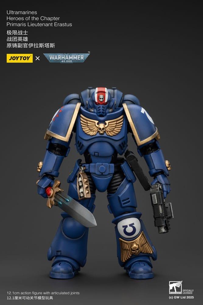 Warhammer 40k Action Figur 1/18 Ultramarines Heroes of the Chapter Primaris Lieutenant Erastus 20 cm Joy Toy (CN)