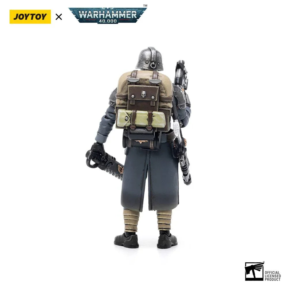 Warhammer 40k Action Figur 1/18 Death Korps of Krieg Veteran Squad Sergeant 10 cm Joy Toy (CN)
