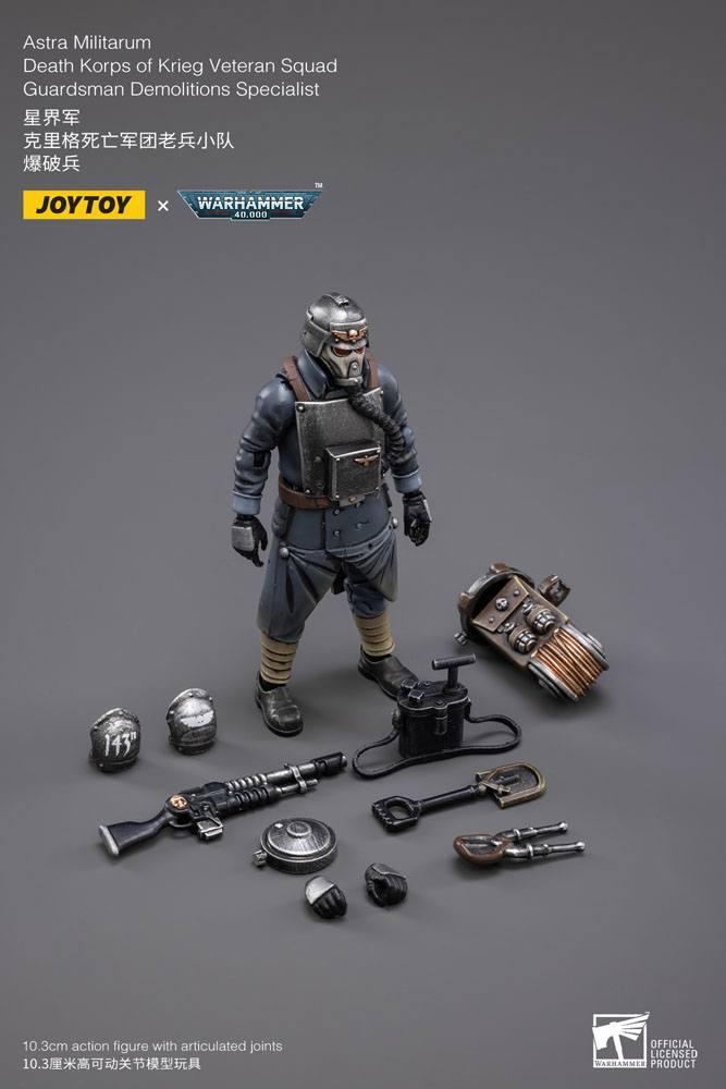 Warhammer 40k Actionfigur 1/18 Death Korps of Krieg Veteran Squad Joy Toy (CN)