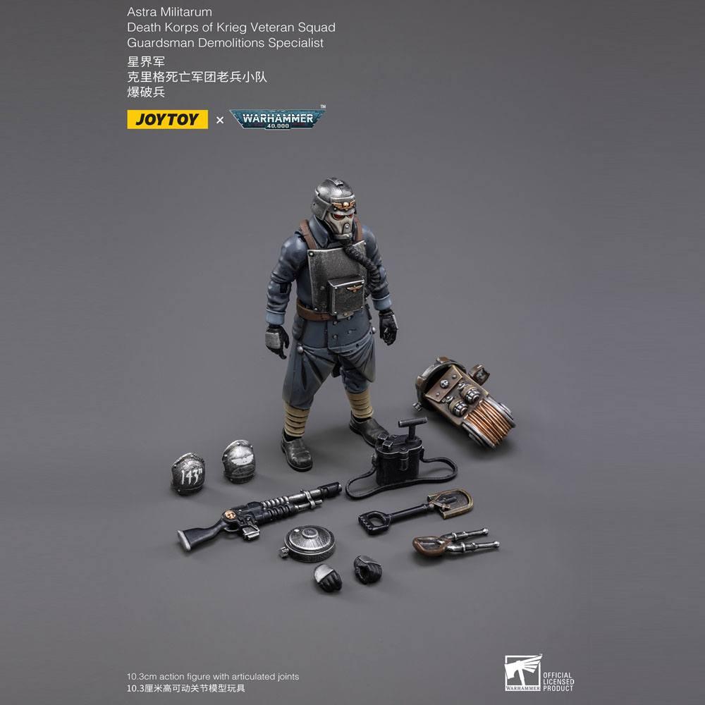 Warhammer 40k Actionfigur 1/18 Death Korps of Krieg Veteran Squad Joy Toy (CN)