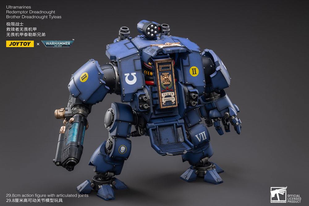 Warhammer 40,000 Action Figur 1/18 Ultramarines Redemptor Dreadnought Brother Dreadnought Tyleas 30 cm Reproduktion