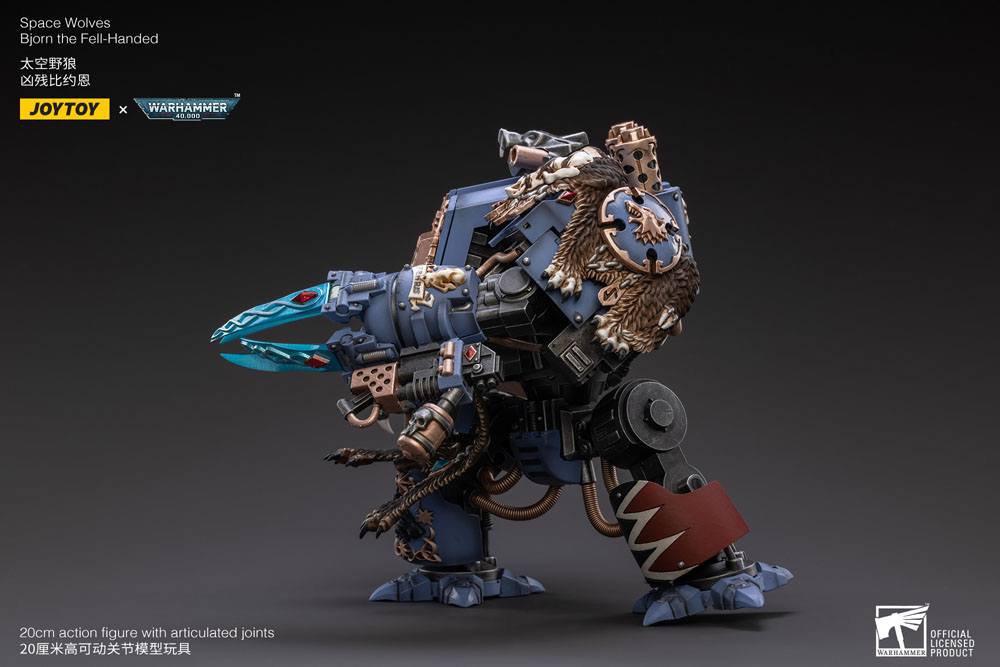 Warhammer 40k Action Figur 1/18 Space Wolves Bjorn the Fell-Handed 19 cm Joy Toy (CN)