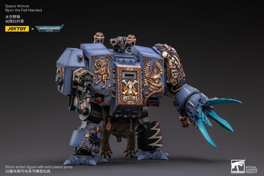 Warhammer 40k Action Figur 1/18 Space Wolves Bjorn the Fell-Handed 19 cm Joy Toy (CN)