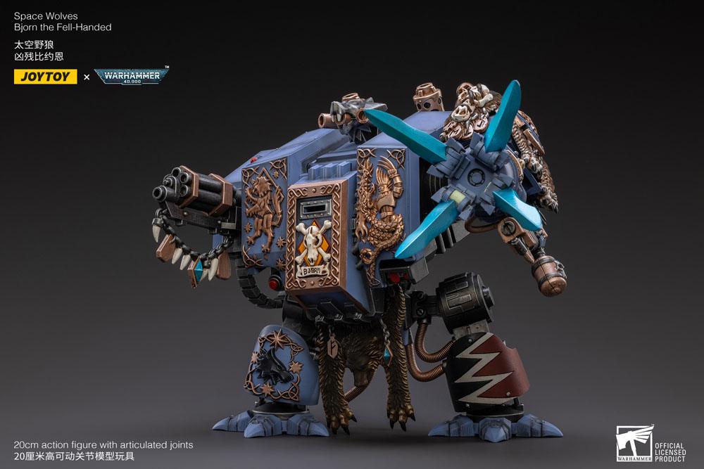 Warhammer 40k Action Figur 1/18 Space Wolves Bjorn the Fell-Handed 19 cm Joy Toy (CN)