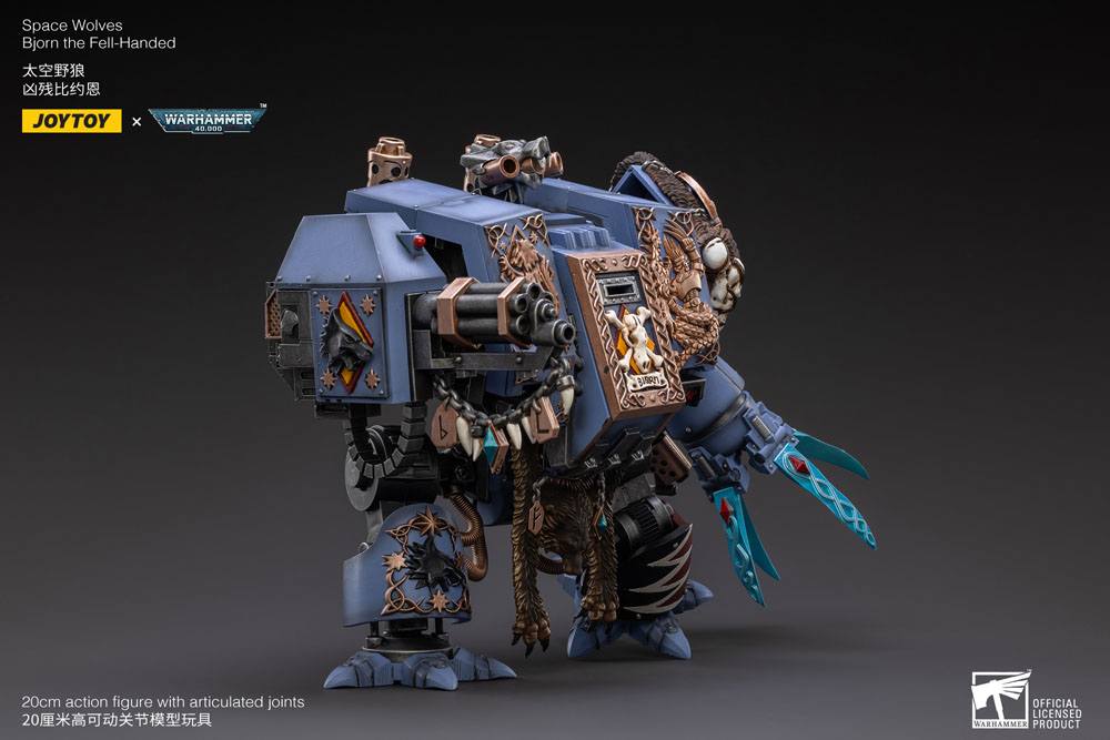 Warhammer 40k Action Figur 1/18 Space Wolves Bjorn the Fell-Handed 19 cm Joy Toy (CN)