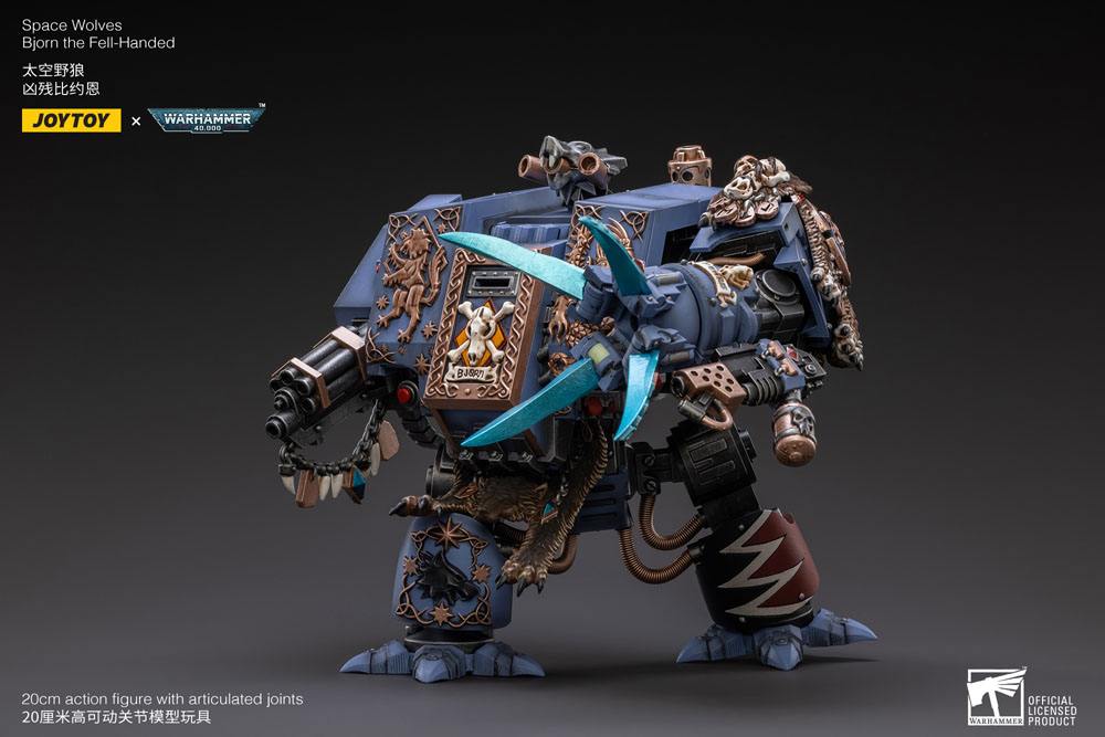 Warhammer 40k Action Figur 1/18 Space Wolves Bjorn the Fell-Handed 19 cm Joy Toy (CN)