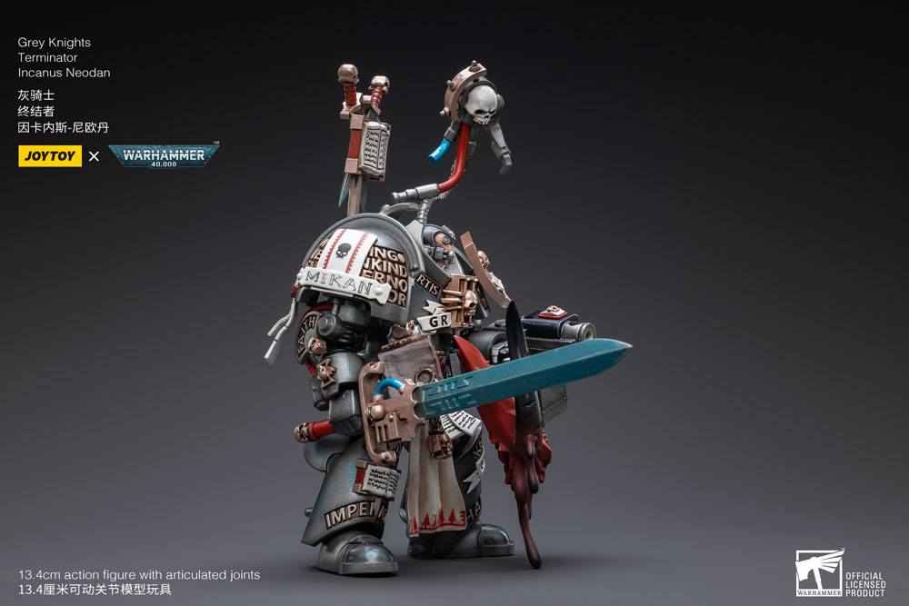 Warhammer 40k Actionfigur 1/18 Grey Knights Terminator Incanus Neodan 13 cm