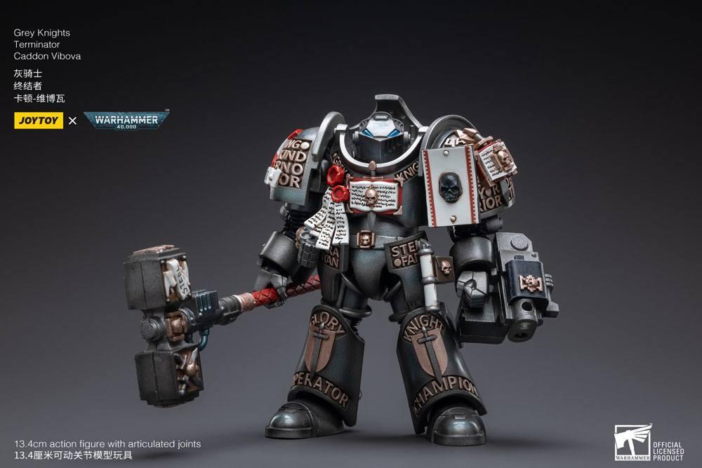 Warhammer 40k Action Figur 1/18 Grey Knights Terminator Caddon Vibova 13 cm Joy Toy (CN)