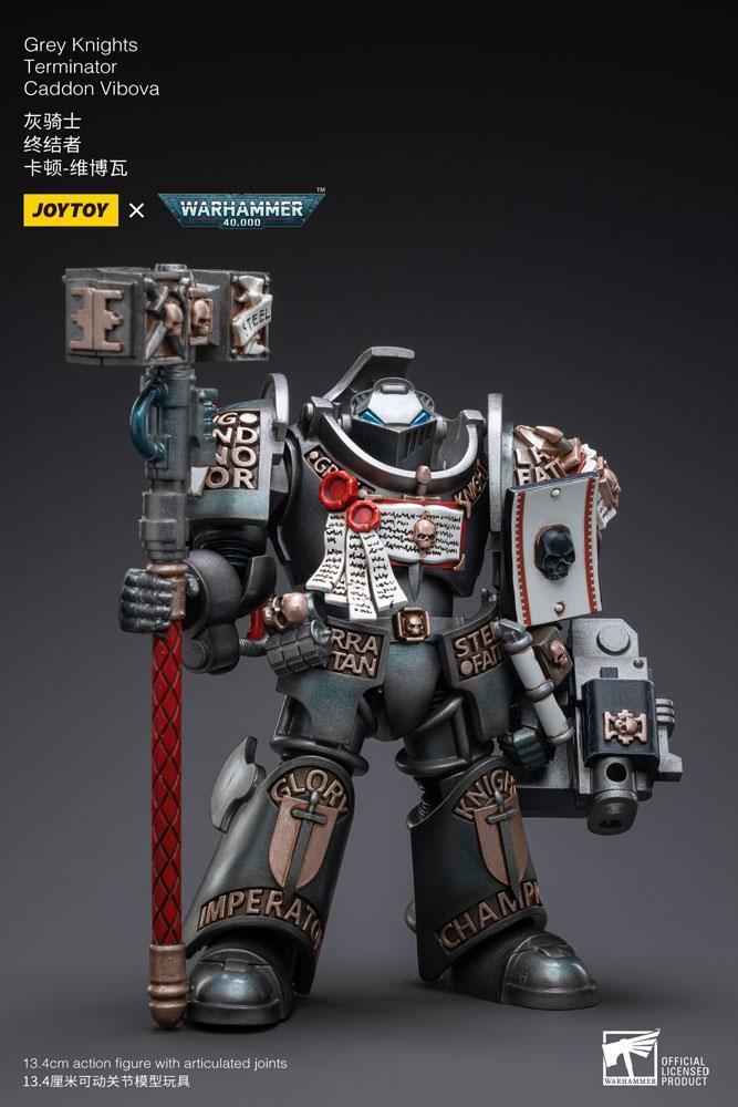 Warhammer 40k Action Figur 1/18 Grey Knights Terminator Caddon Vibova 13 cm Joy Toy (CN)