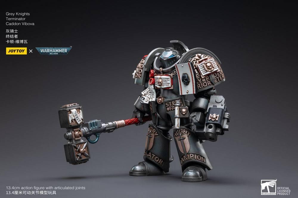 Warhammer 40k Action Figur 1/18 Grey Knights Terminator Caddon Vibova 13 cm Joy Toy (CN)