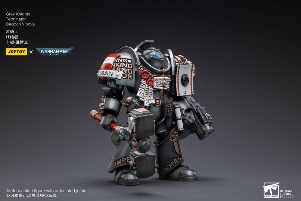 Warhammer 40k Action Figur 1/18 Grey Knights Terminator Caddon Vibova 13 cm Joy Toy (CN)