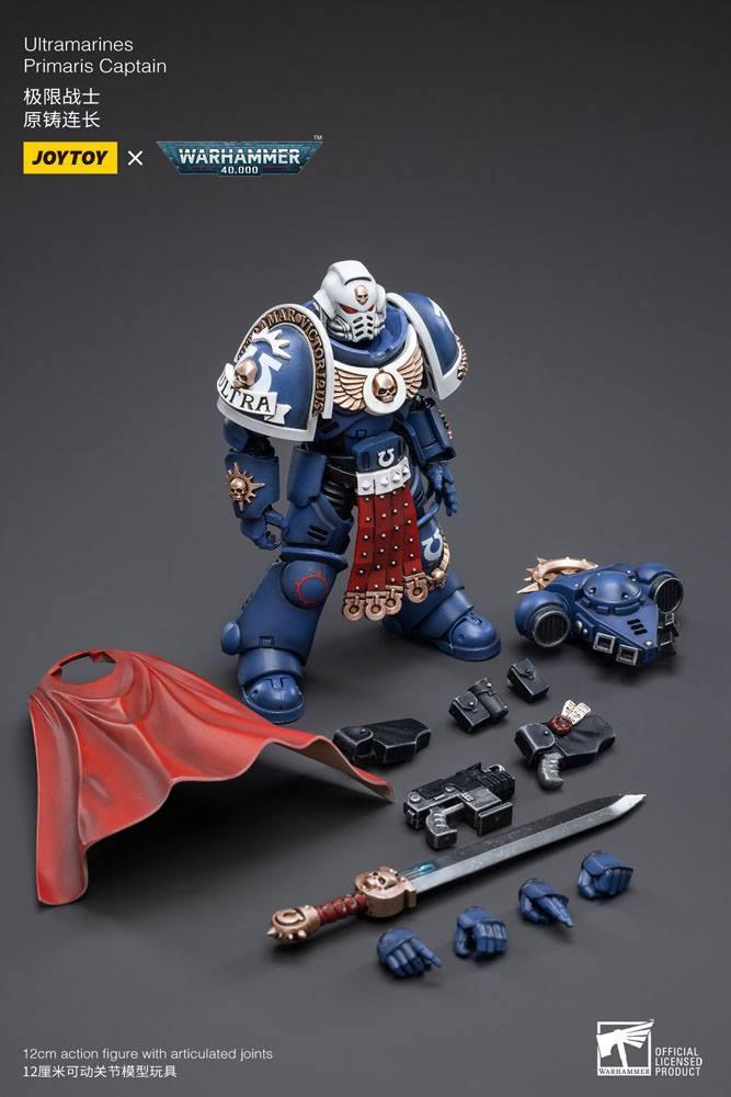 Warhammer 40k Action Figur 1/18 Ultramarines Primaris Captain 12 cm Joy Toy (CN)