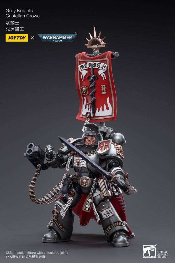 Warhammer 40k Action Figur 1/18 Grey Knights Castellan Crowe 12 cm Joy Toy (CN)