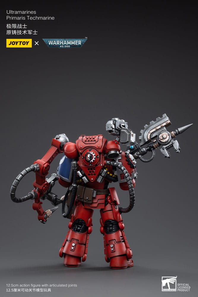 Warhammer 40k Action Figur 1/18 Ultramarines Primaris Techmarine 12 cm