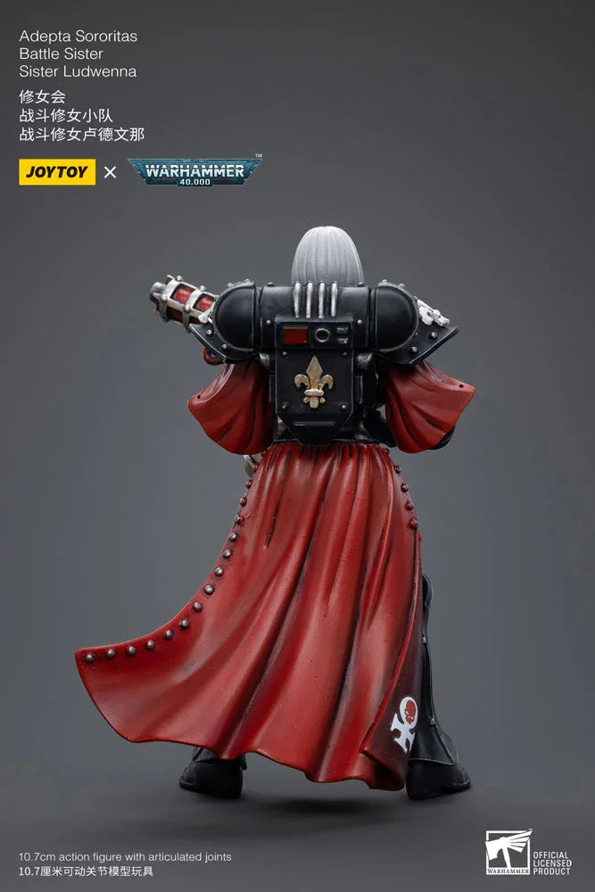Warhammer 40k Action Figur 1/18 Adepta Sororitas Battle Sister Ludwenna 10 cm Joy Toy (CN)