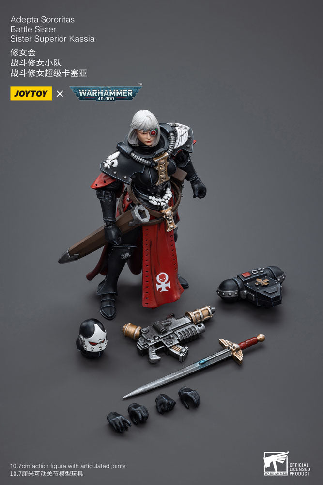 Warhammer 40k Action Figur 1/18 Adepta Sororitas Battle Sister Kassia - 10 cm Joy Toy (CN)