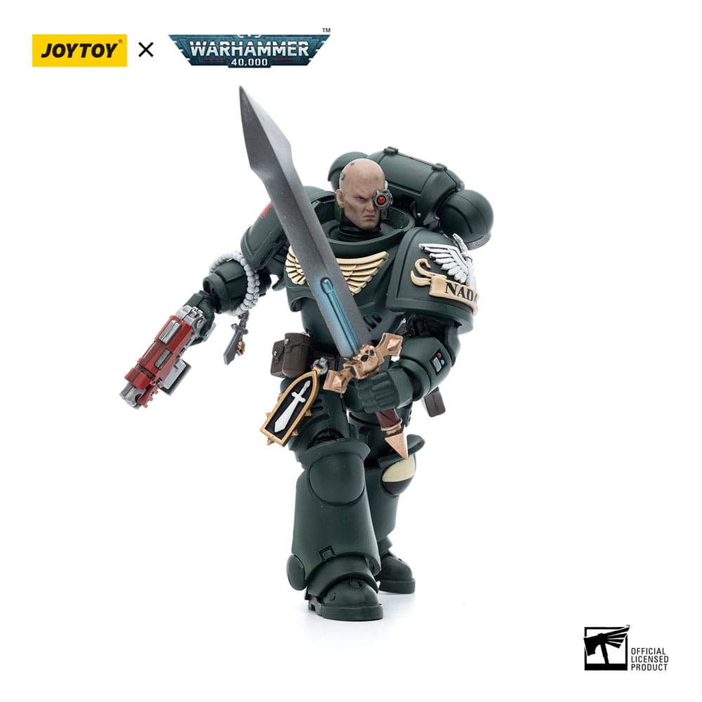 Warhammer 40k Action Figur 1/18 Dark Angels Intercessors Brother Nadael 12 cm Joy Toy (CN)