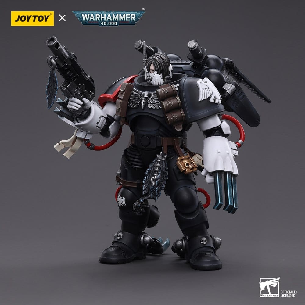 Warhammer 40,000 Actionfigur Raven Guard Kapitelmästare Kayvaan Shrike 12 cm